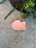 Taiyaki Ceramic Slow Feeder Strawberry Milk