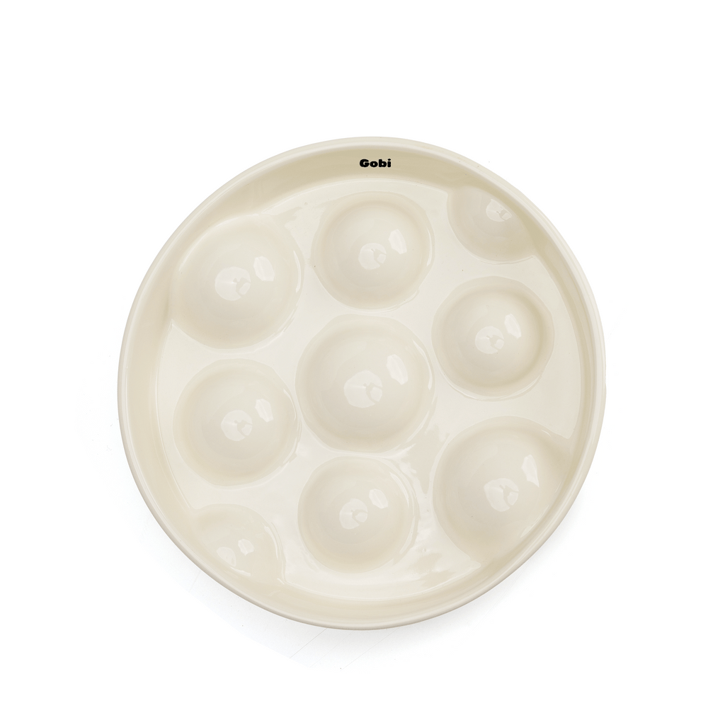 Pebble Ceramic Slowfeeder Oat